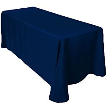 Rectangular Navy Blue Minimatt Table Cloth