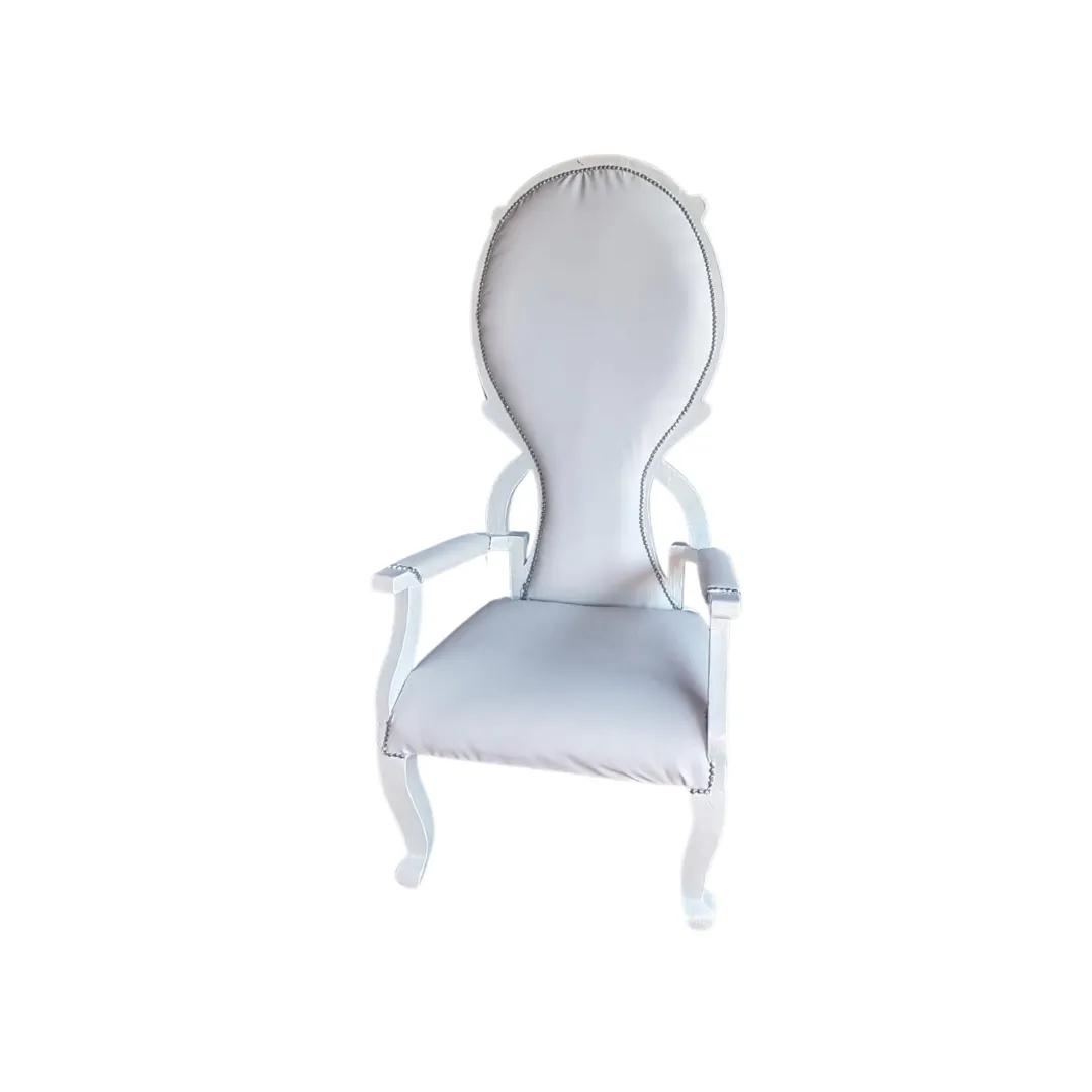 White Throne Chair