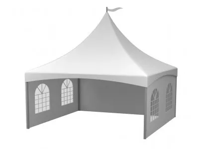 Pyramid  tent 6X6 WITH SIDES