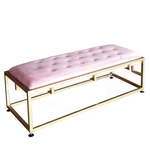Pink Rectangular Jessica Ottomans (2 Seater)