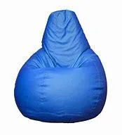 Blue bean bag adult