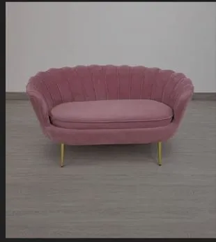Double Seater Pink Tullip couch