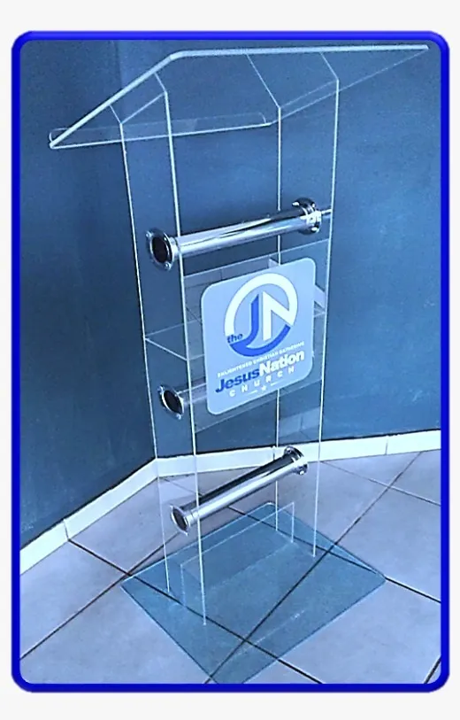 Acrylic podium 