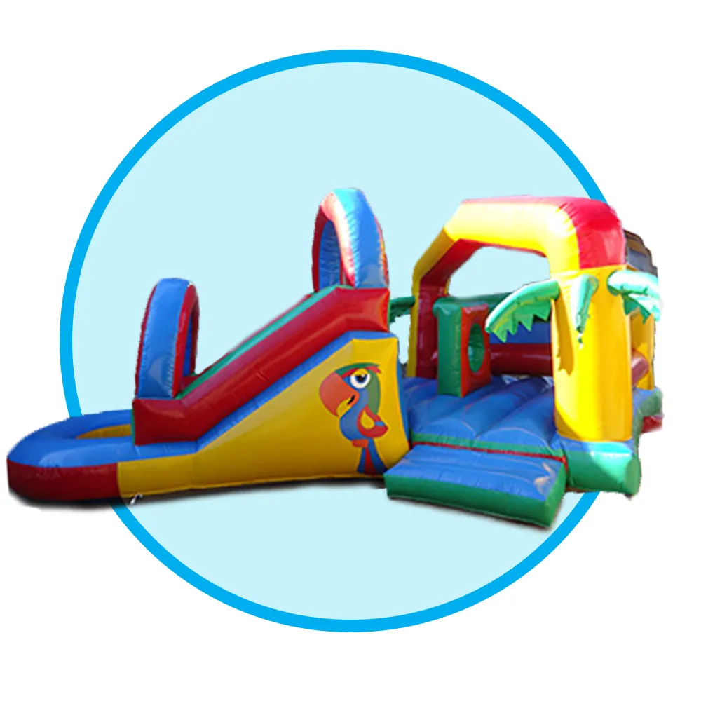 Wild Island Jumping Castle 6m x 8m