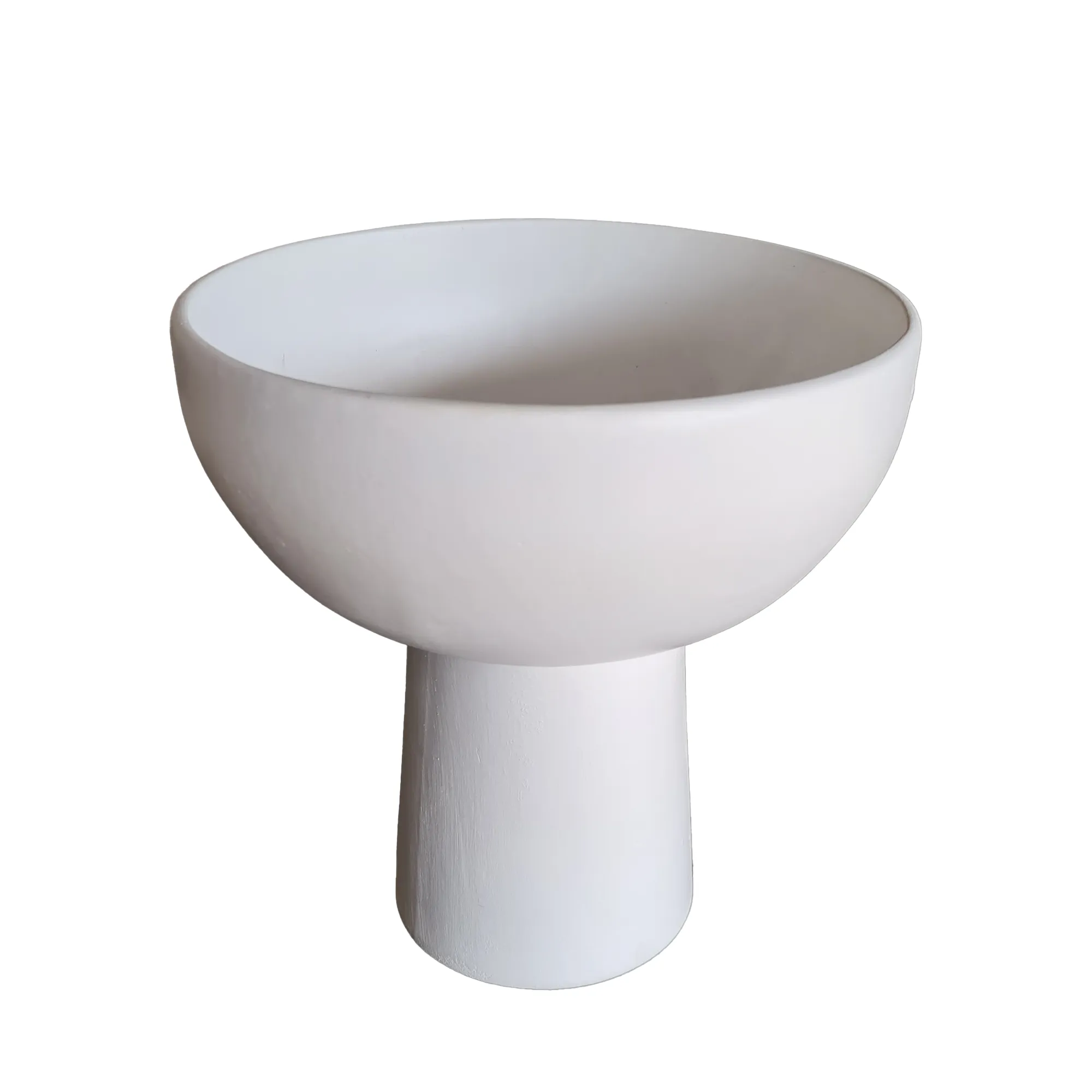 White Mushroom Vase Large