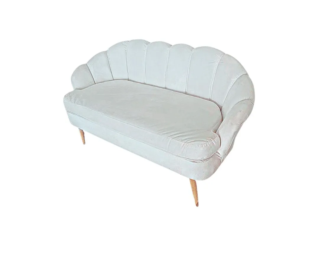 Double Tulip Couch (White)