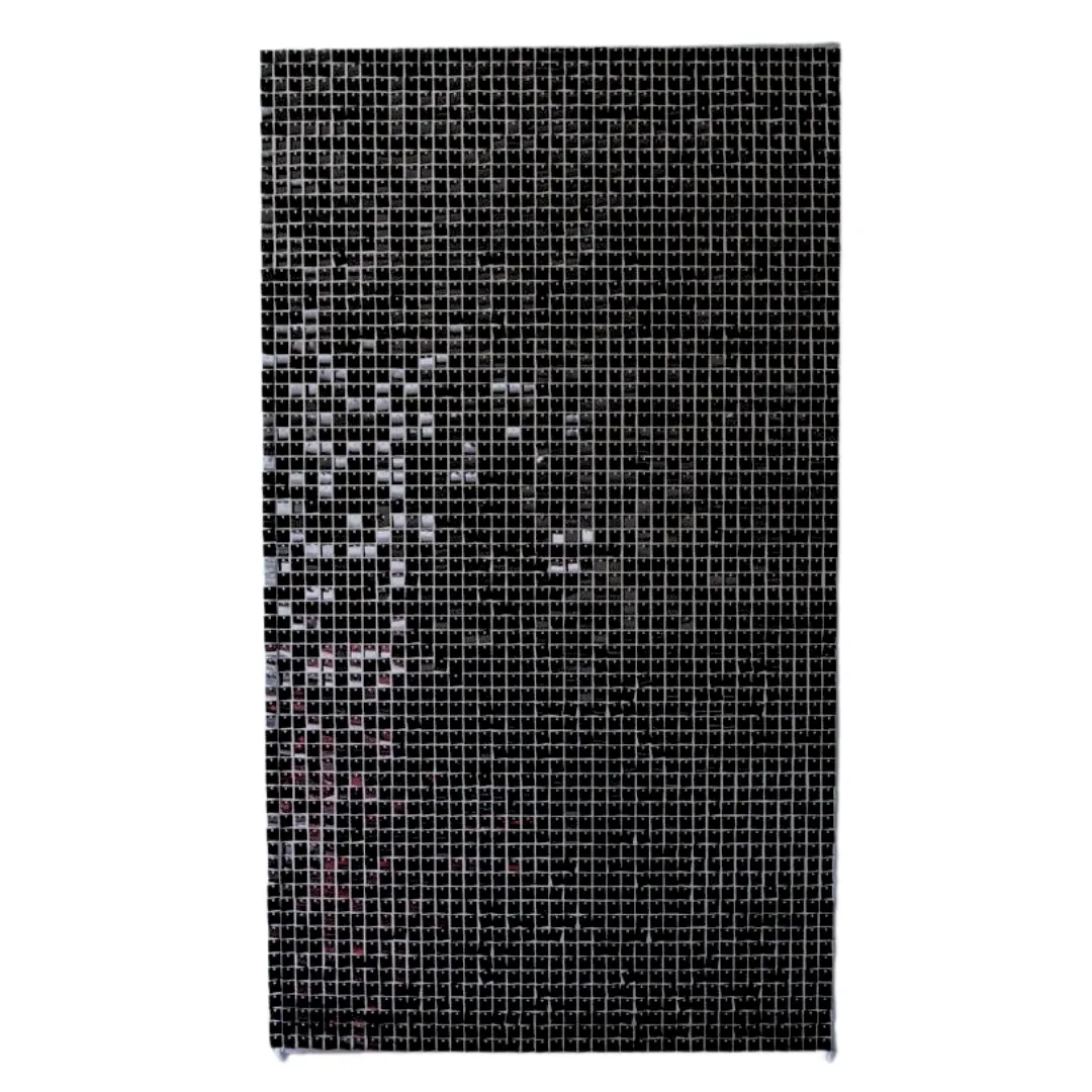 BLACK SHIMMER WALL 2000X1800