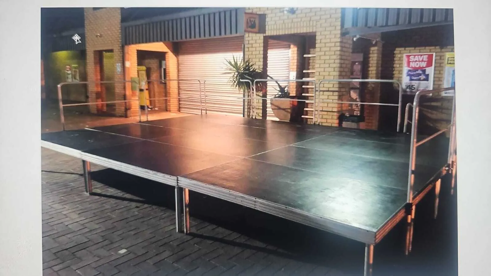 Aluminium stage 1200x2000