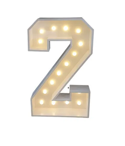 Number 2 Marquee Light 1m Height