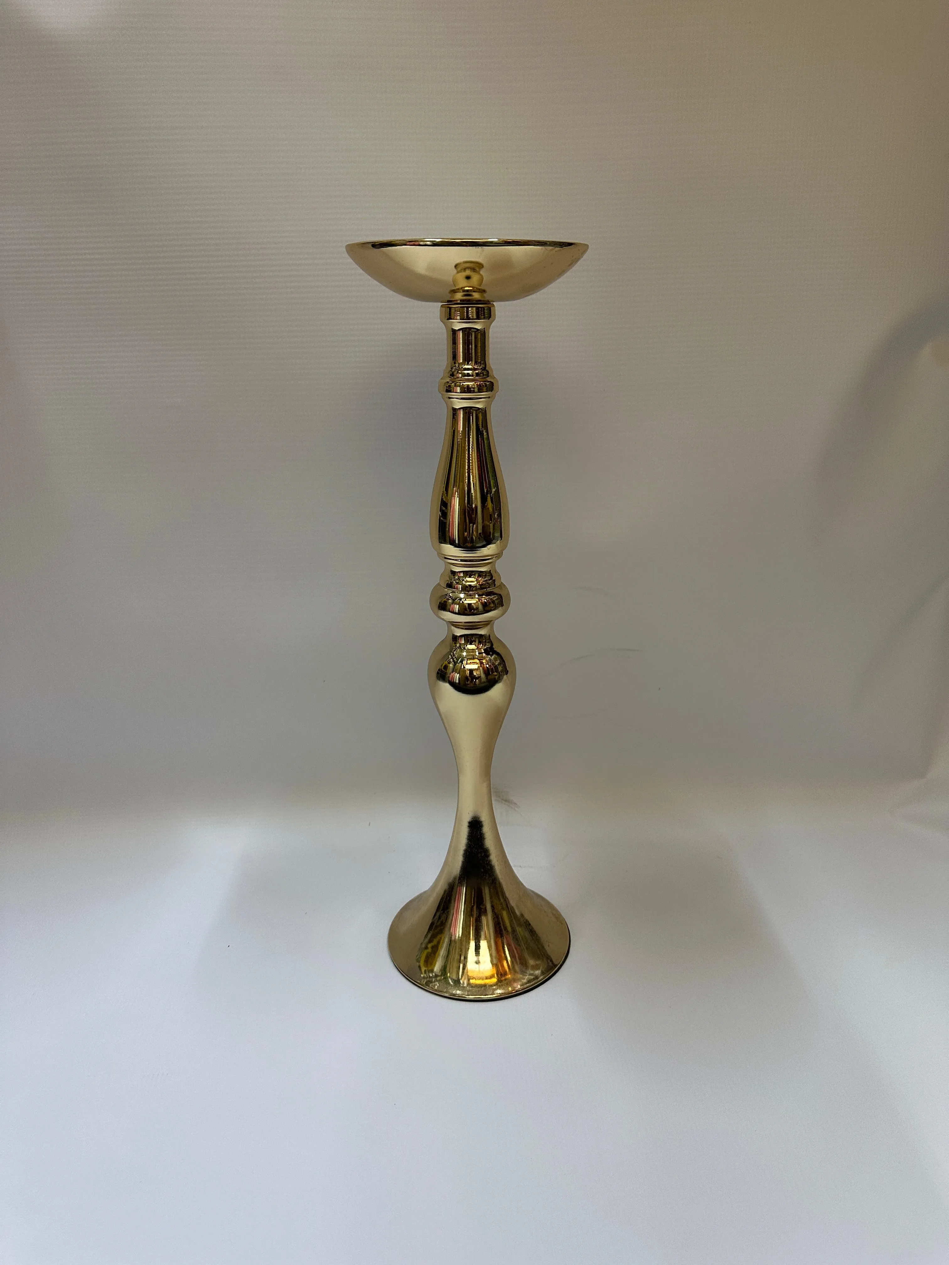 GOLD PILLAR CANDLE STAND 450mm