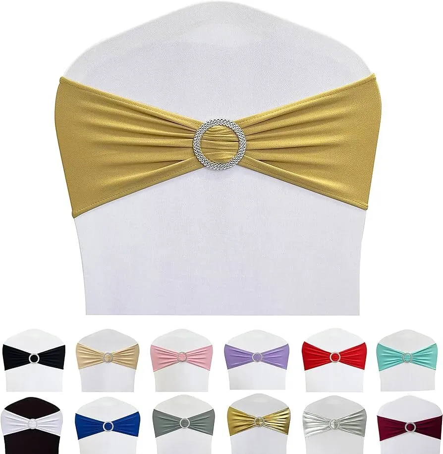 Gold Stretch Tie Back