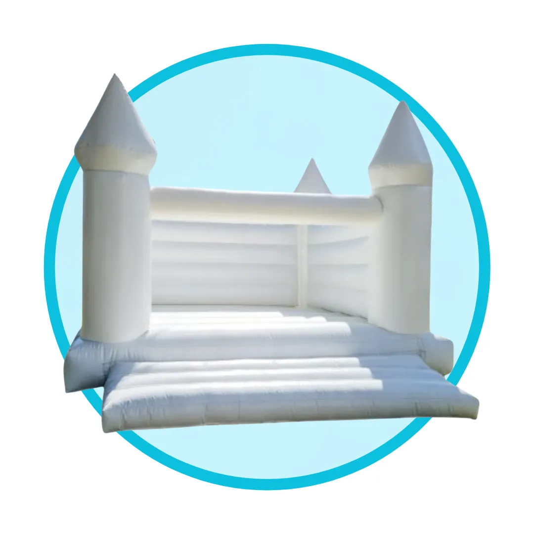 White Jumping Castle 3.75m x 3.75m