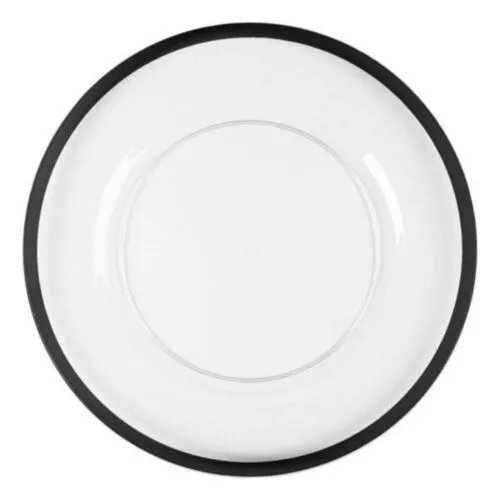 Plastic Black rim under plate