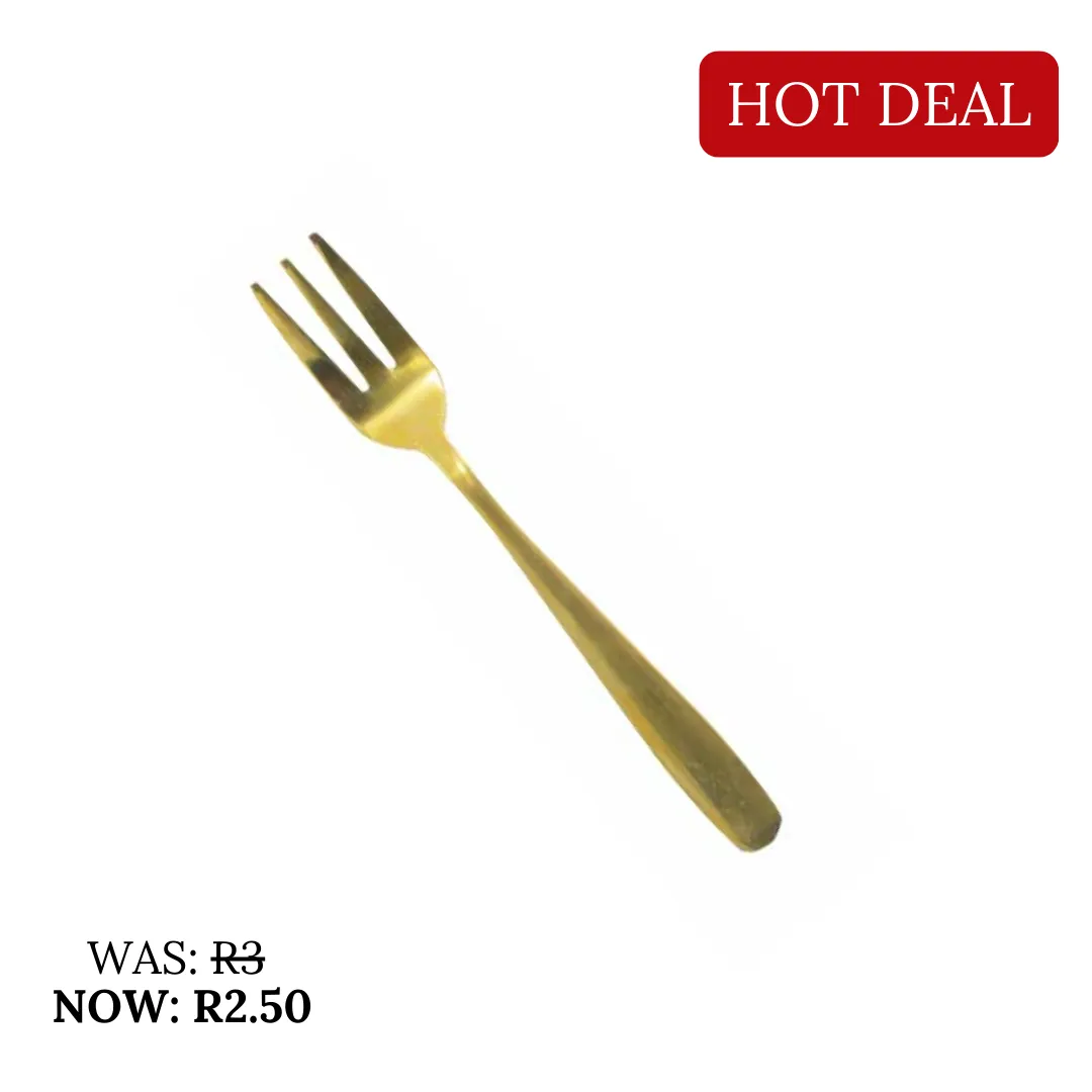 Gold Cake Forks 