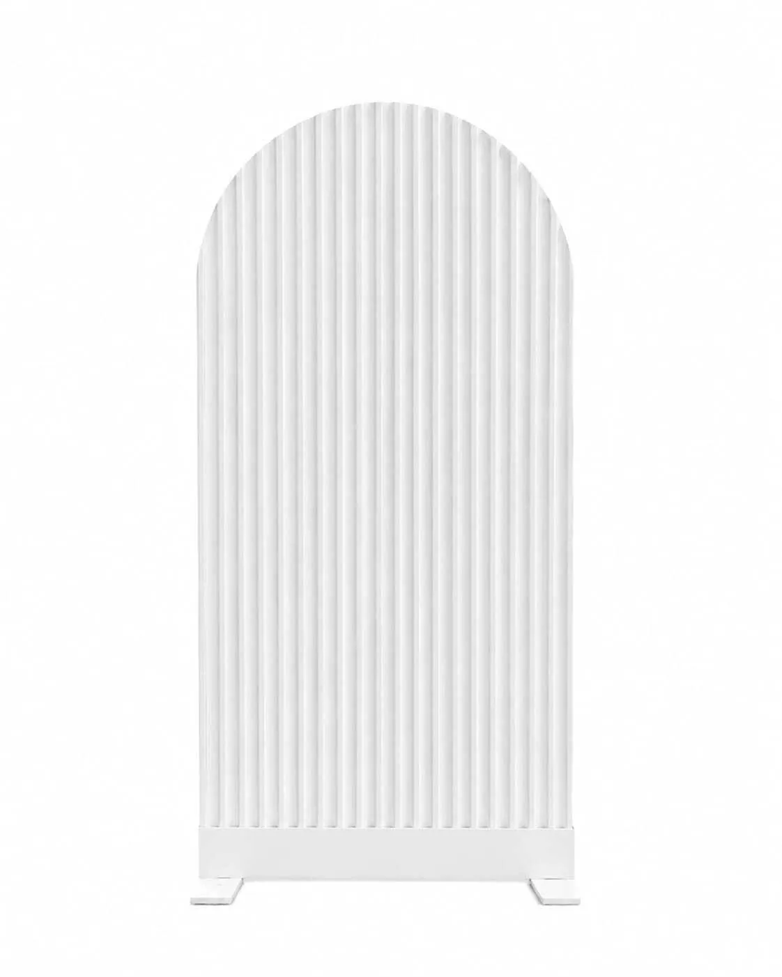 Rippled Wooden White Arch Backdrop