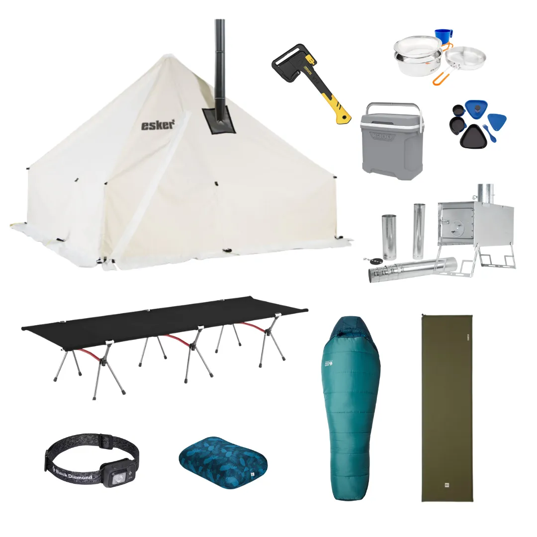 Winter Camping Sleep and Cook Package - 1 Person