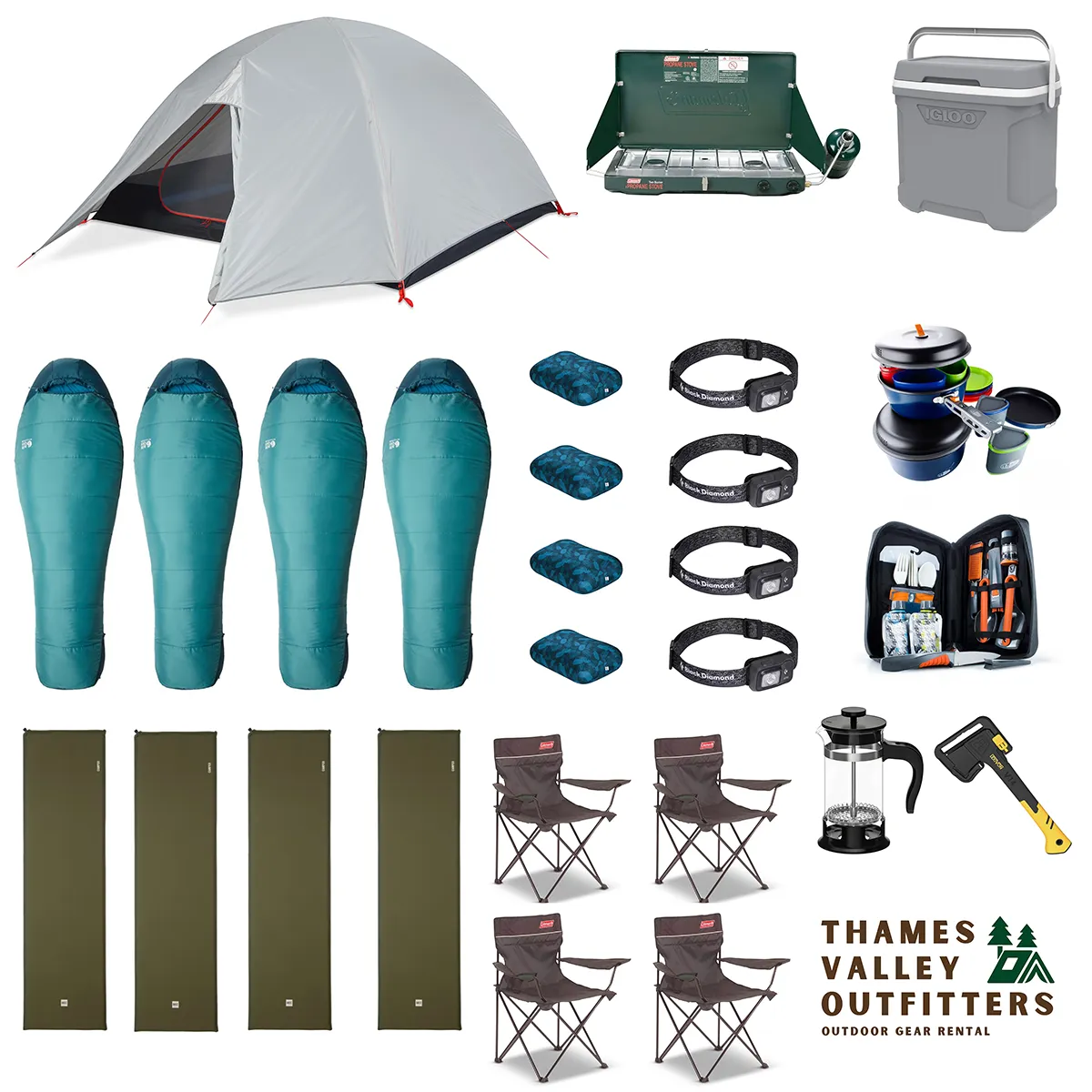 Full Camping Package - 4 Person