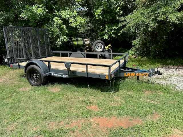 6x12 Single Axle Utility Trailer
