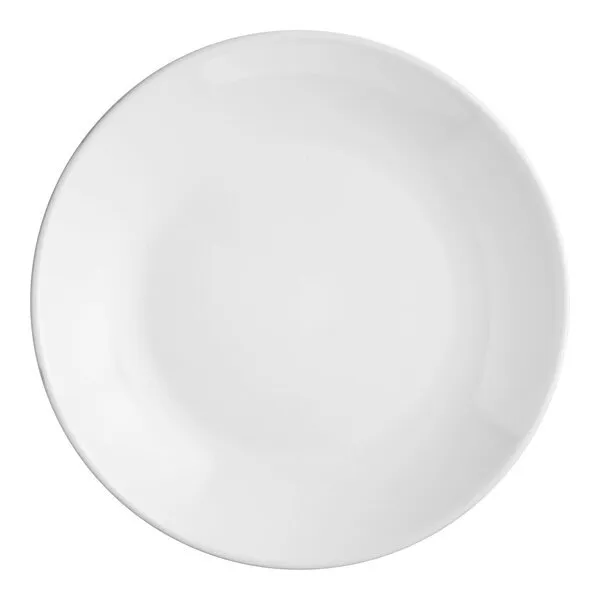 11 1/4" Round Bright White Coupe Stoneware Plate 