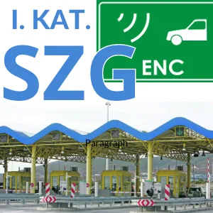 ENC bérlése útdíjjal, Vir-sziget, SZG, I. KATEGÓRIA