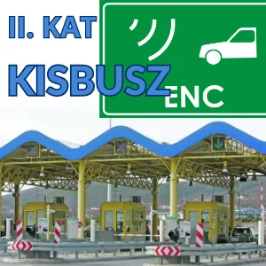 ENC bérlése útdíjjal, Omis, KISBUSZ, II. KATEGÓRIA