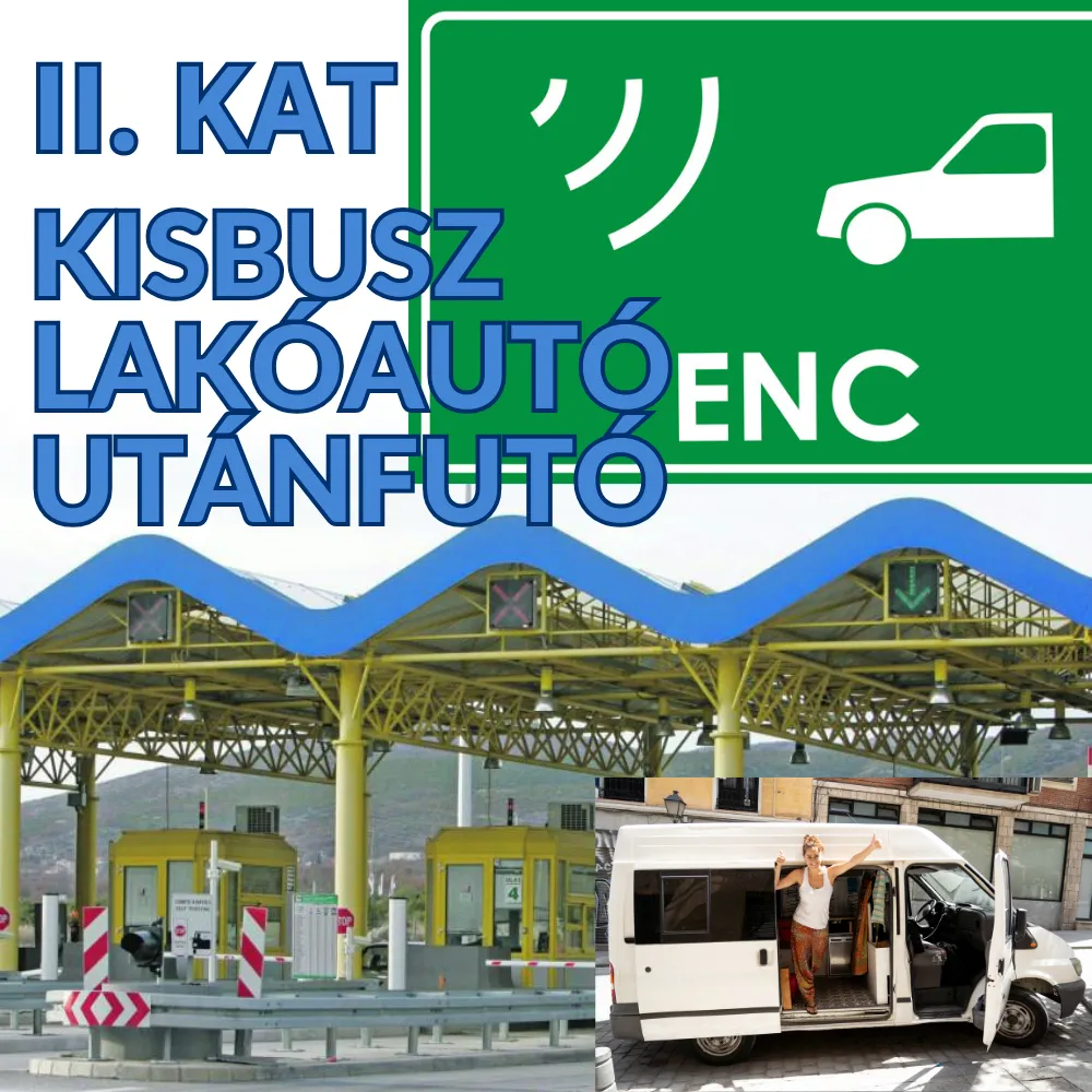 ENC kisbuszra, utánfutós gépjárműre, bérleti díj II. kategória