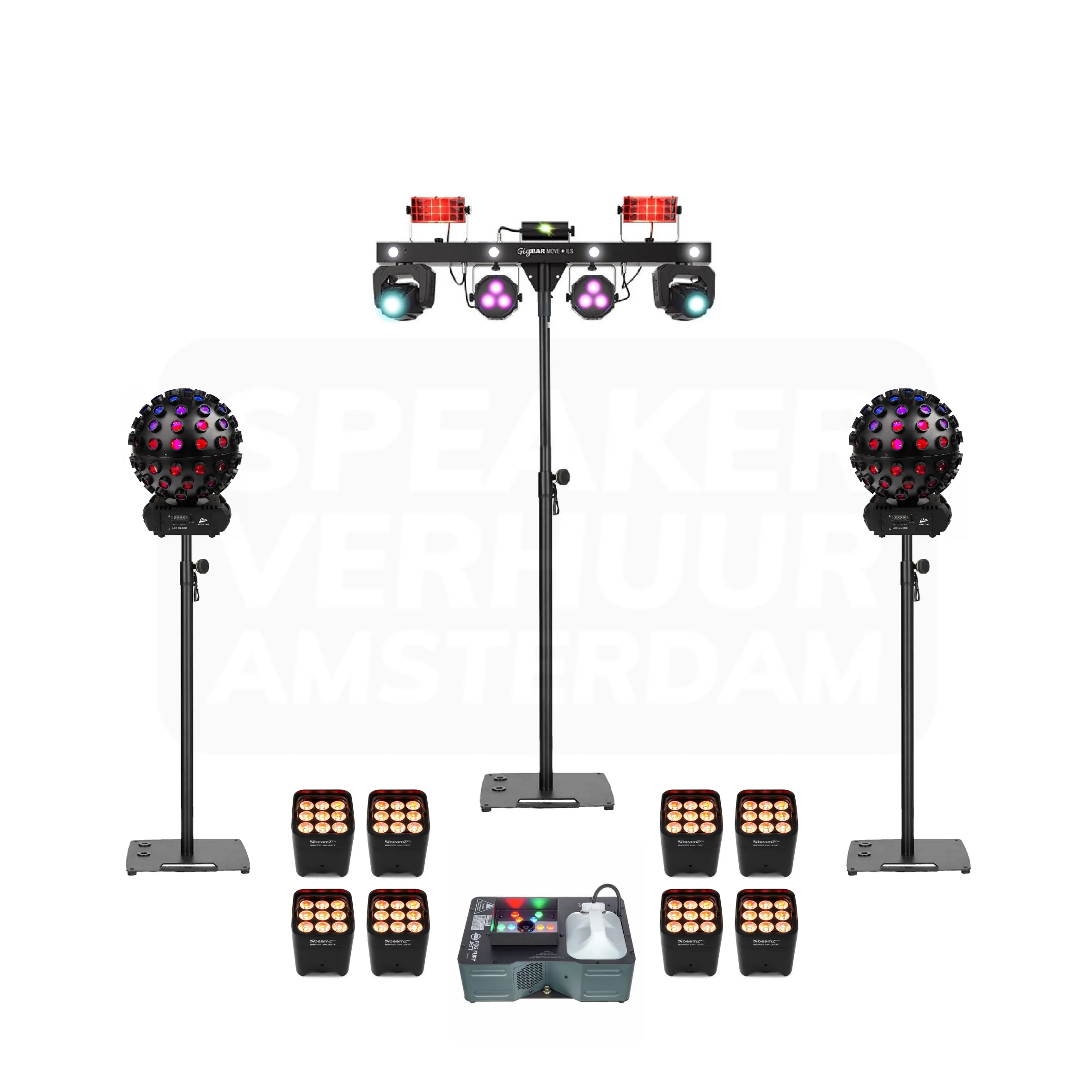 Licht set huren Amsterdam