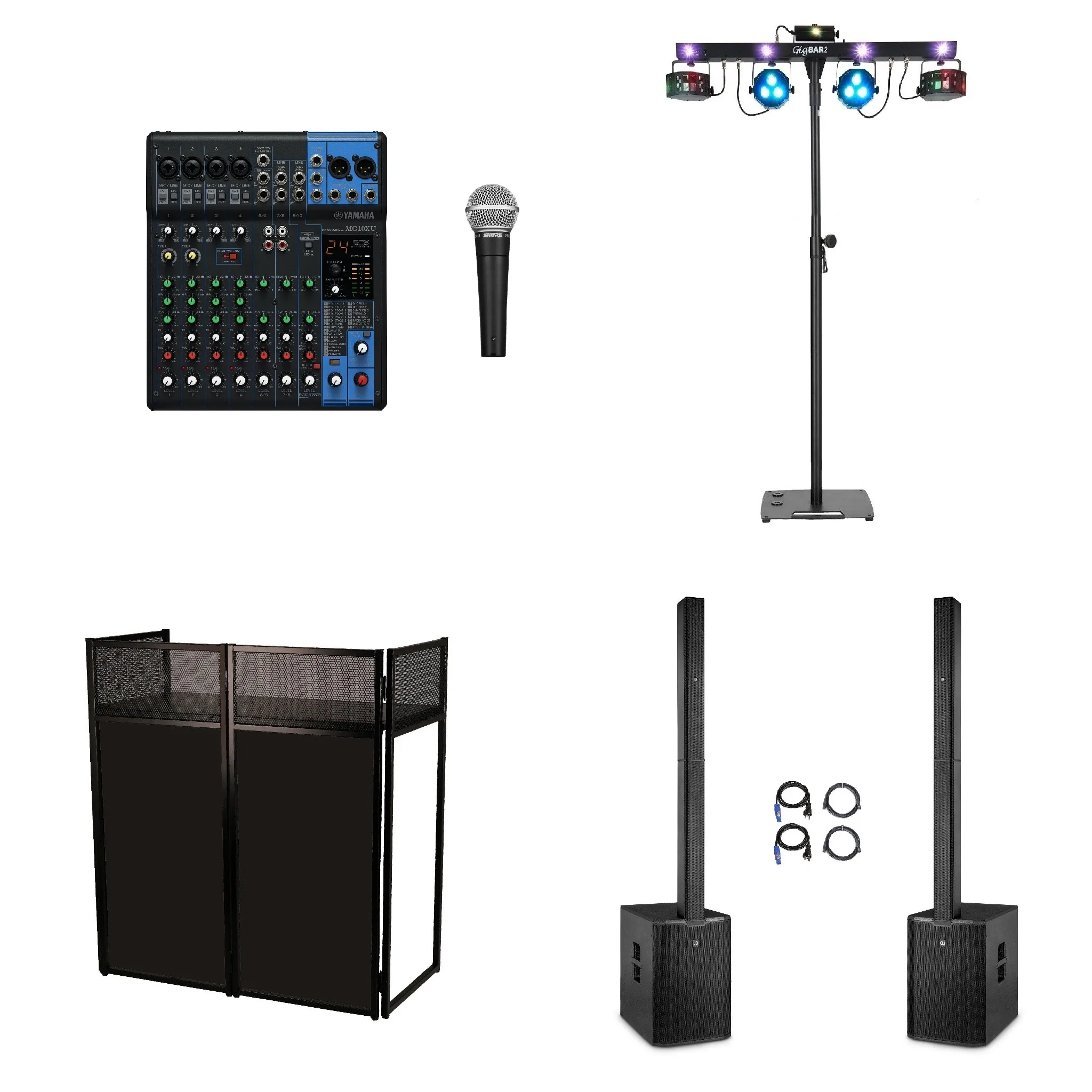 Bruiloft complete geluid en verlichting sets