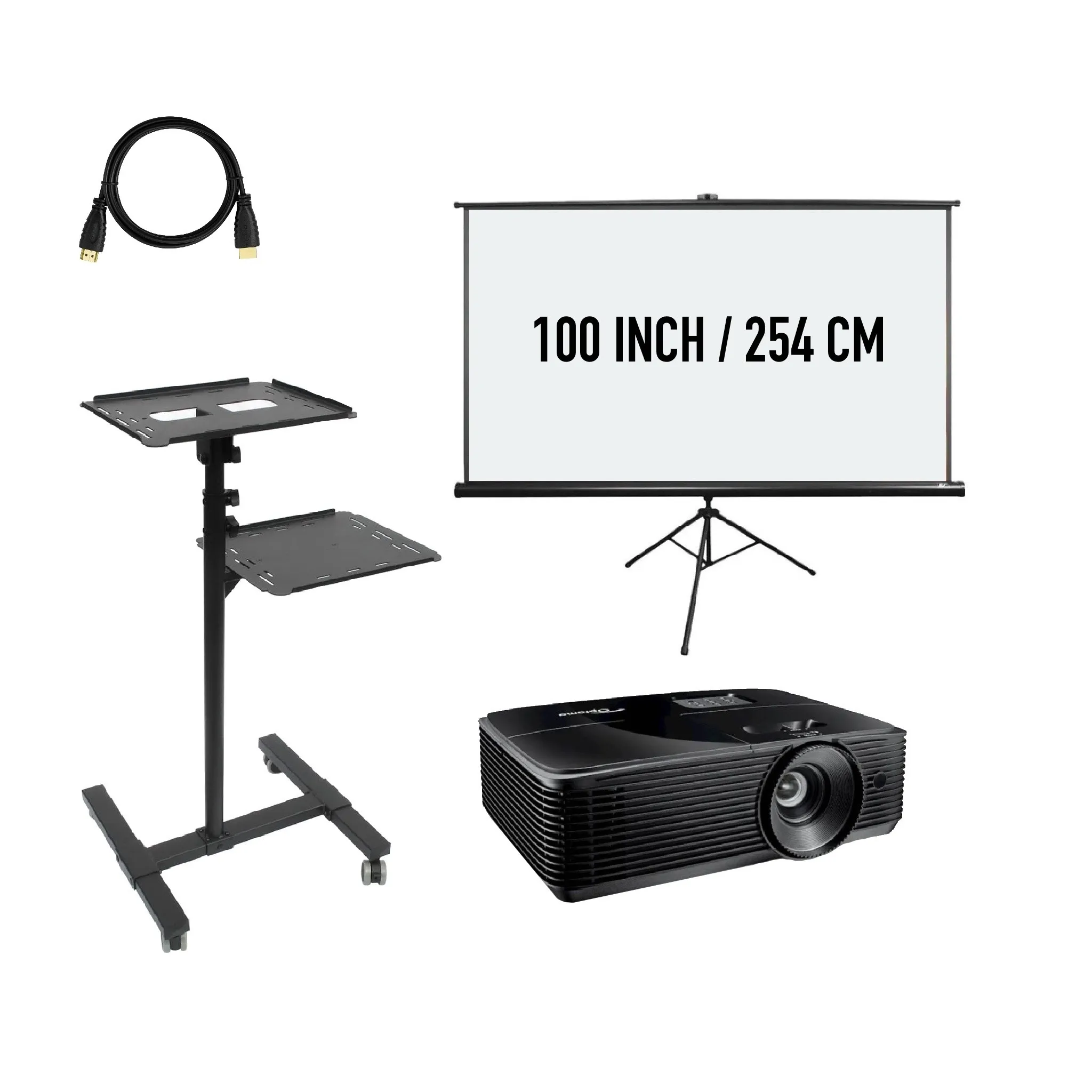 Beamer set 50 personen huren