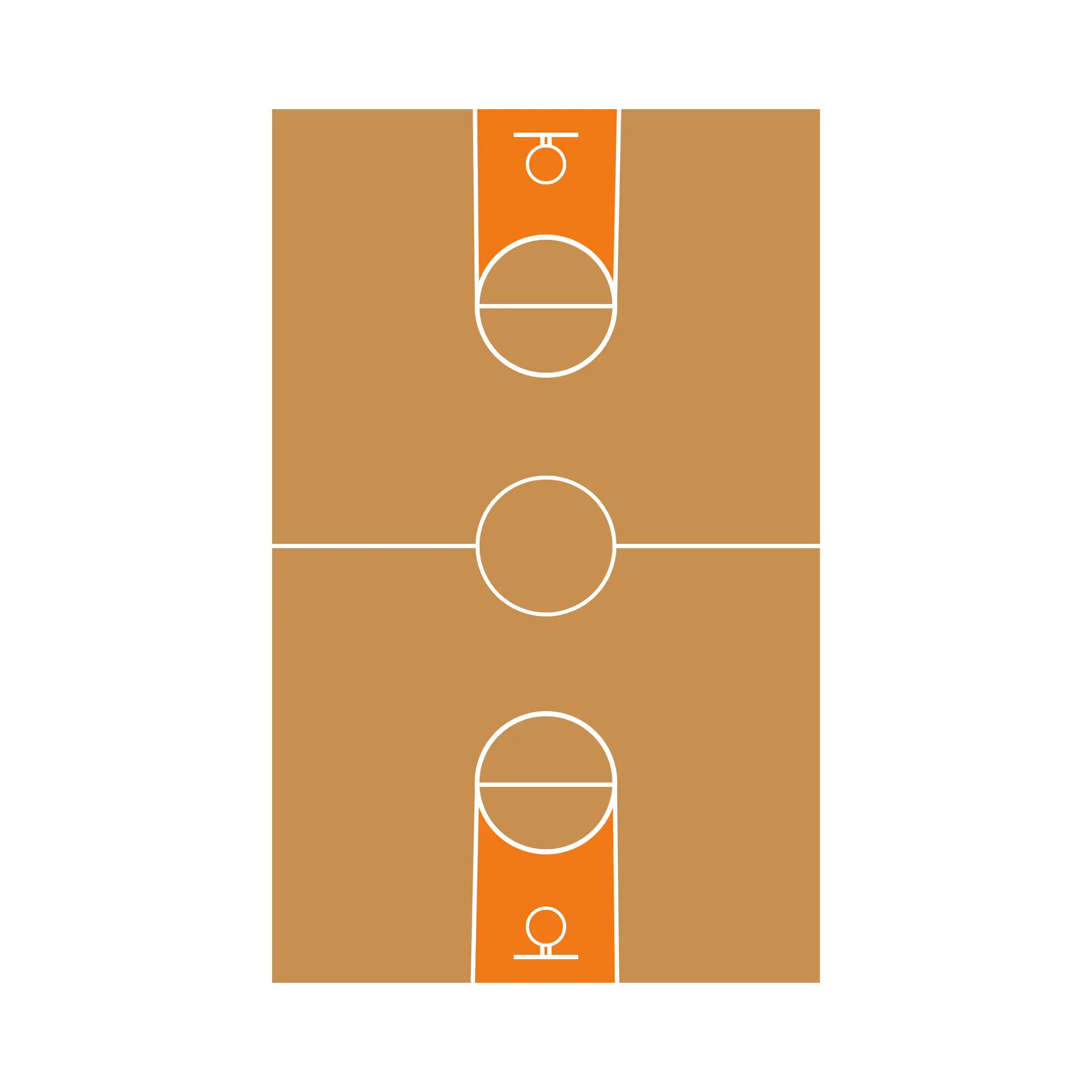 Blacklight Glow-in-the-Dark Basketbal - 1 Veld huren