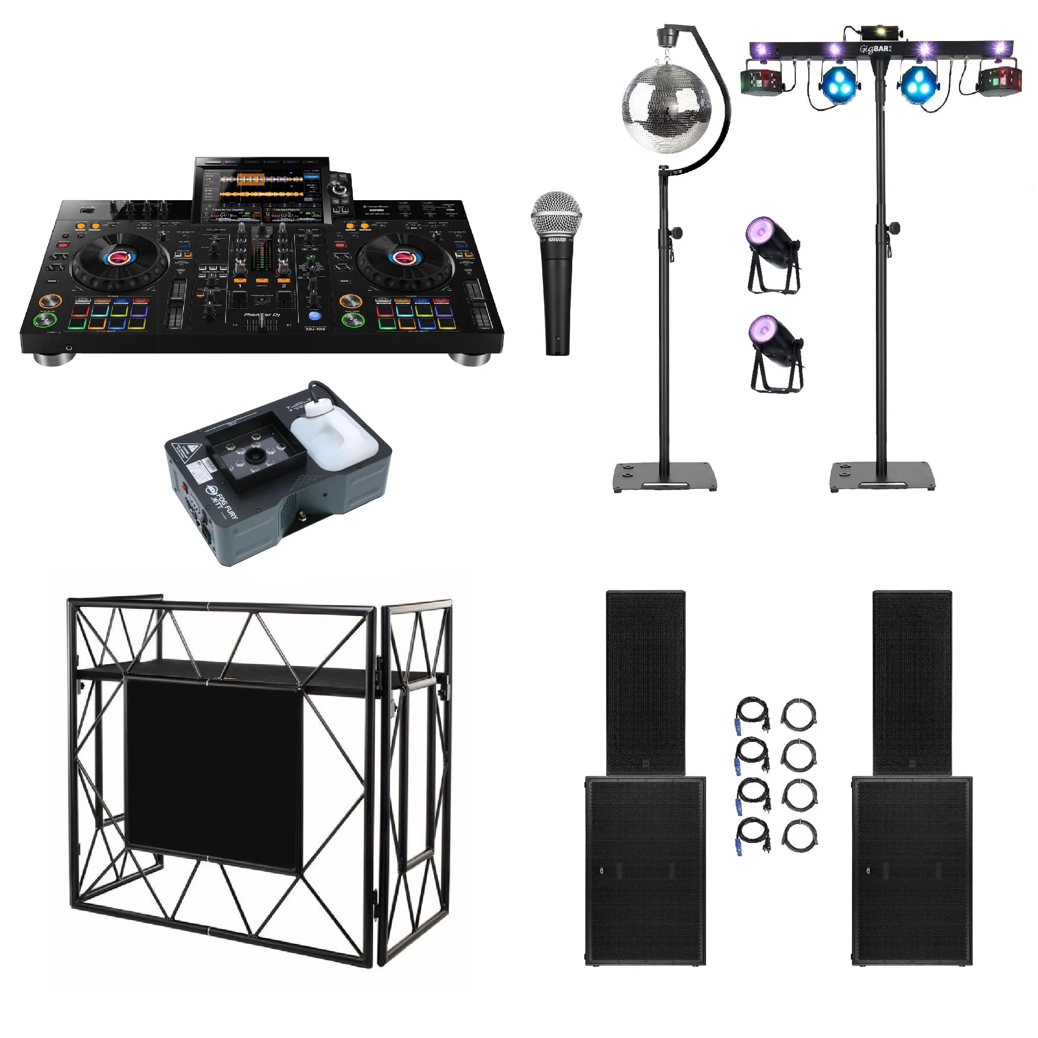 Bruiloft Geluid en Verlichting – Compleet pakket 500 personen huren