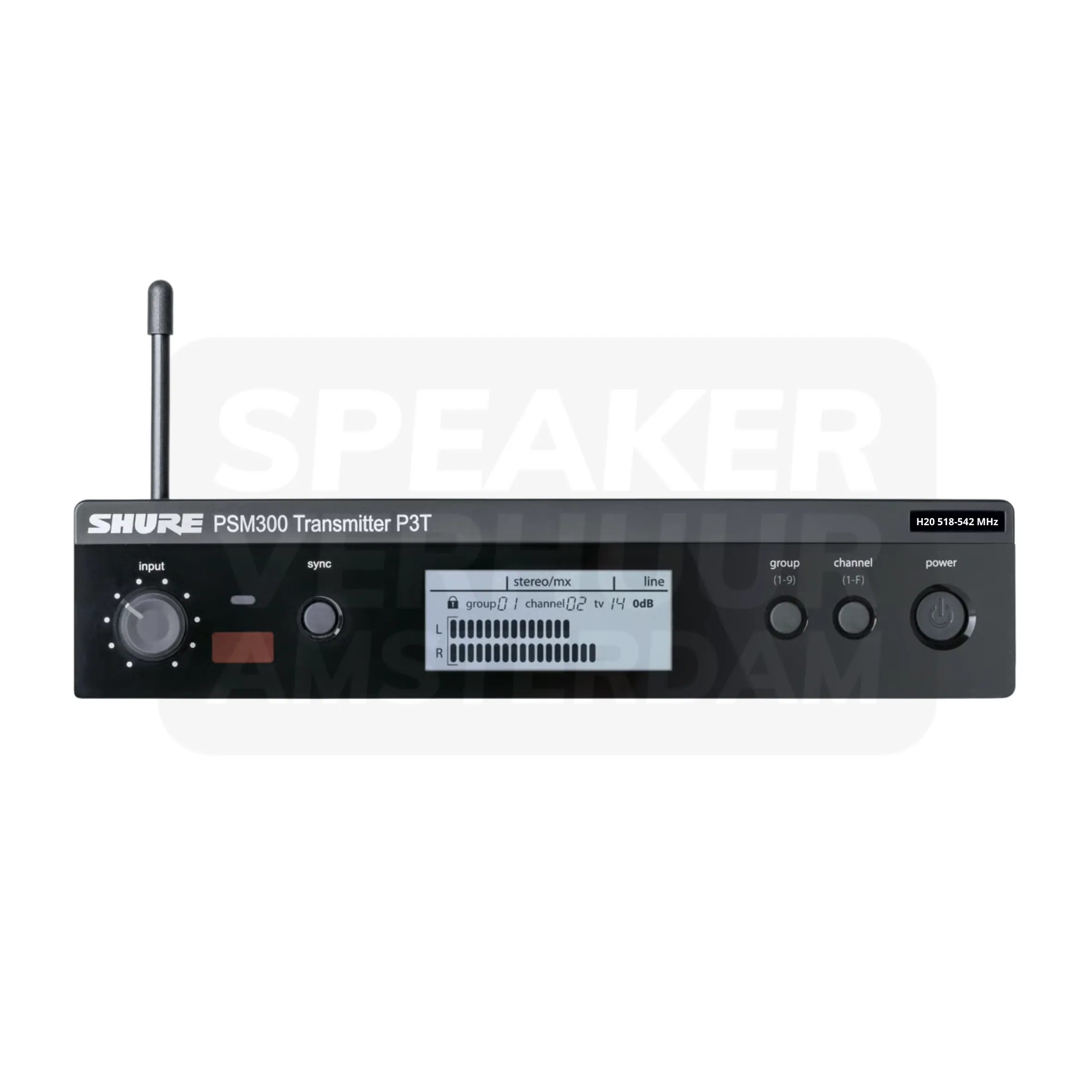 Shure P3T PSM 300 H20 zender huren