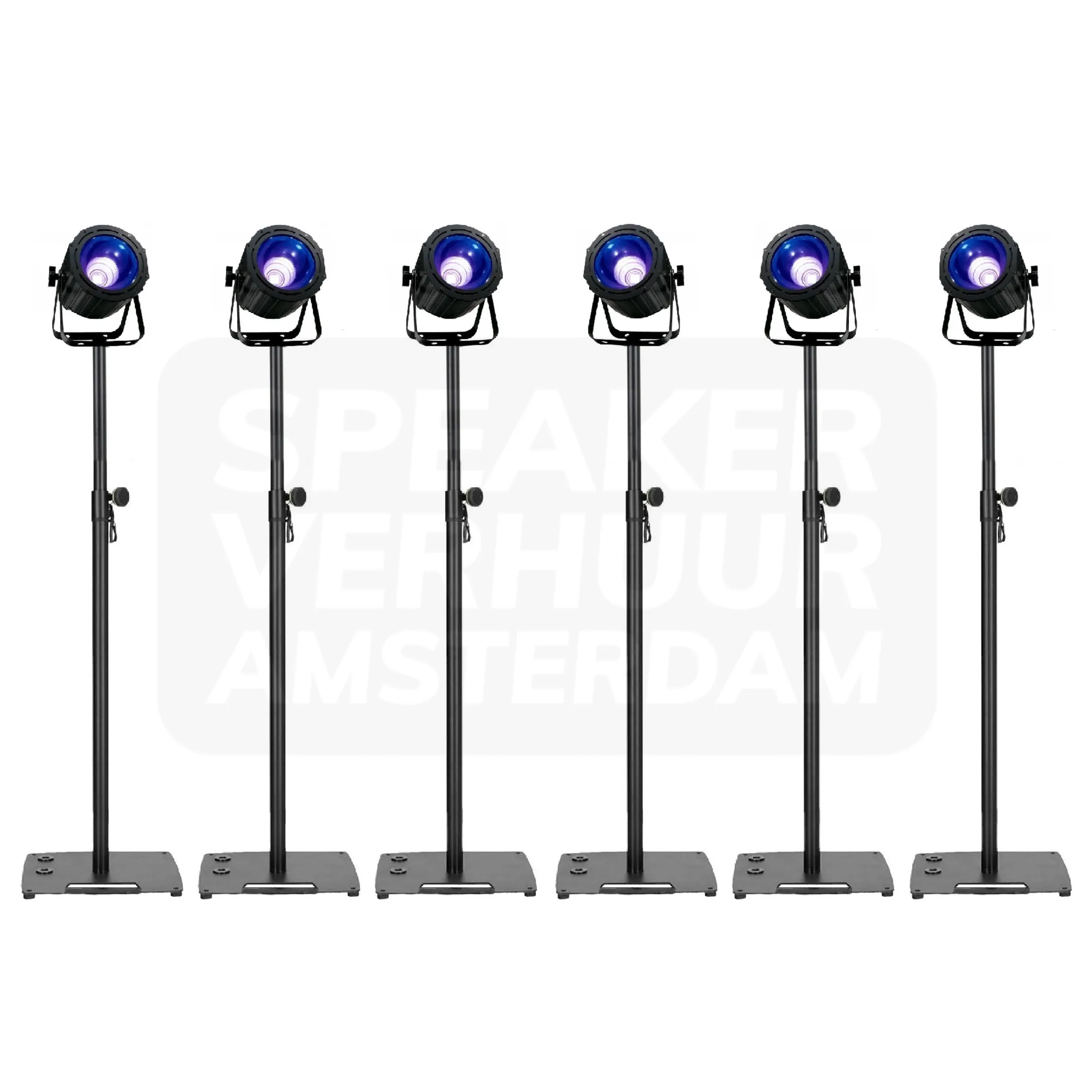 6x UV Blacklight op statief (300-450m2) huren