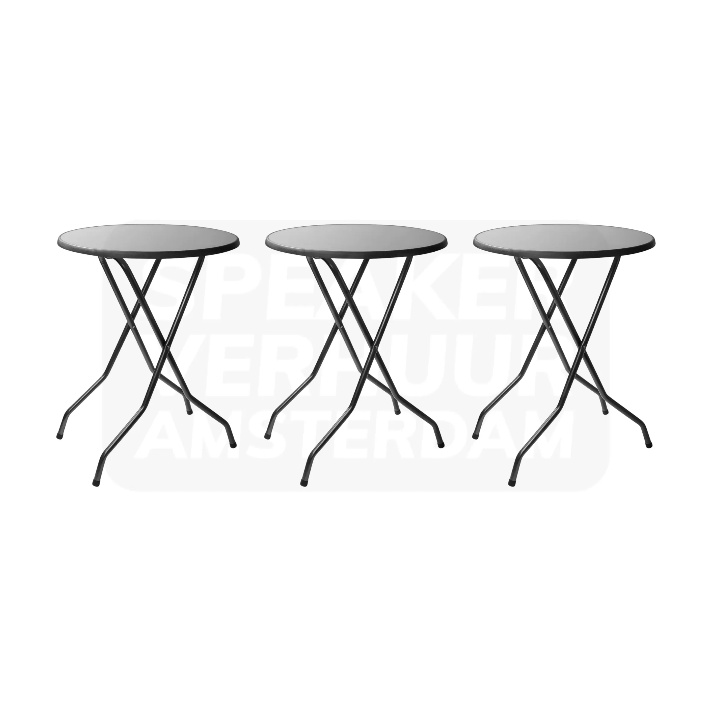 Statafel set 3 stuks zware kwaliteit huren