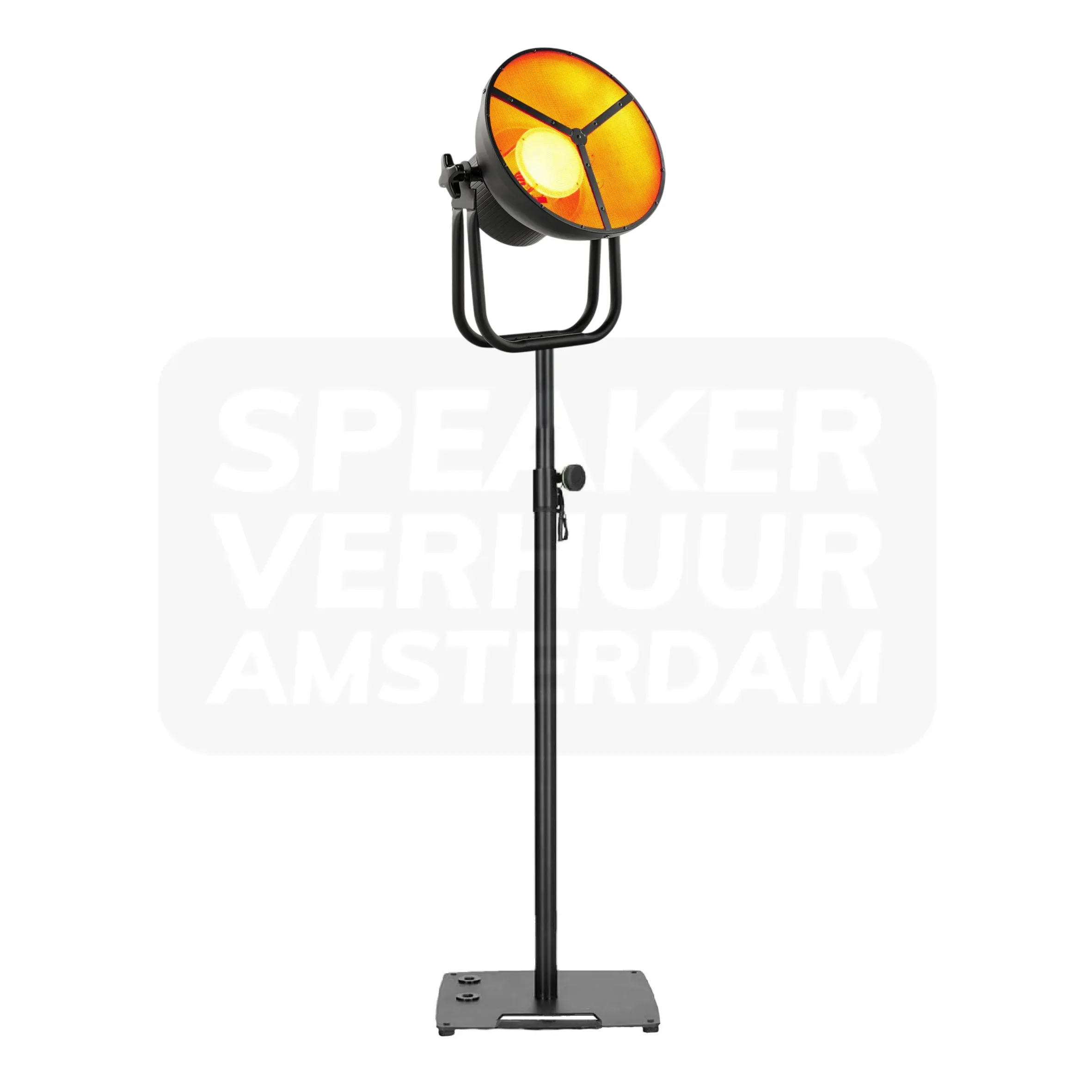 Vintage retro bowl stage light op statief huren