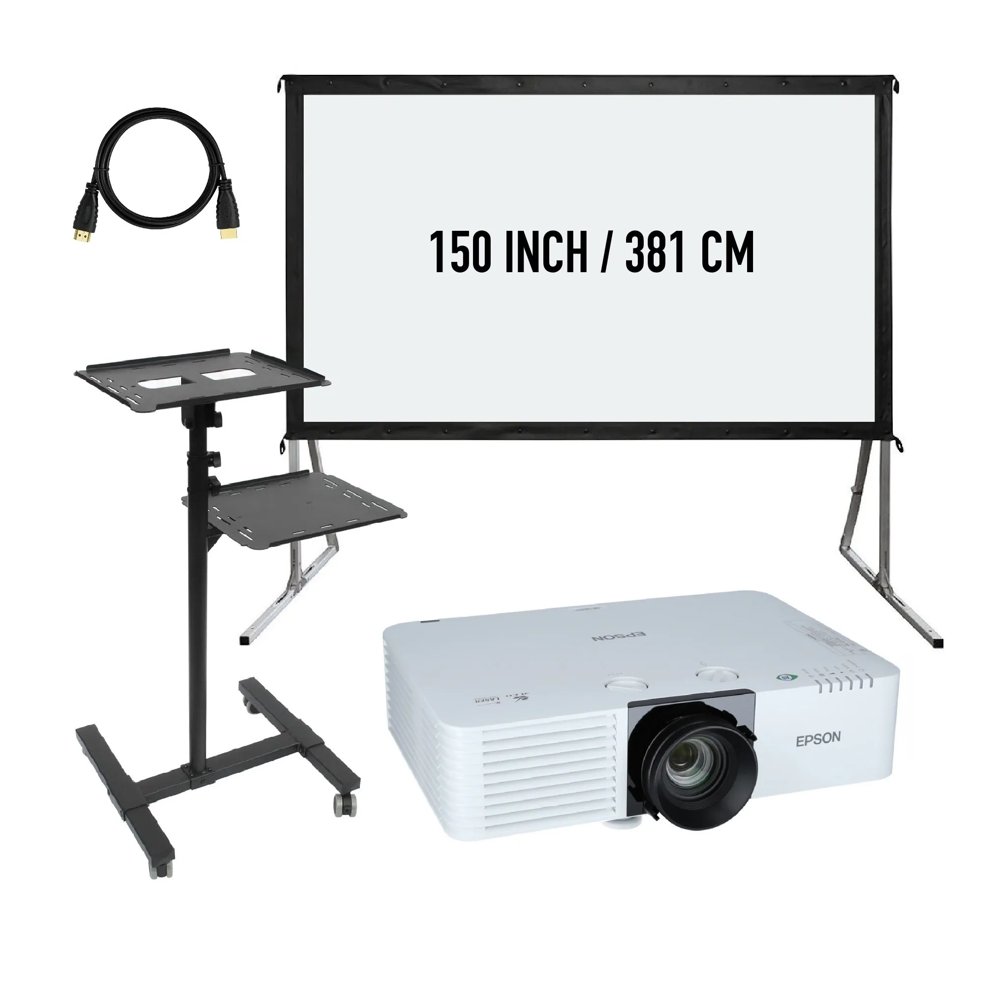 Beamer set 200 personen huren