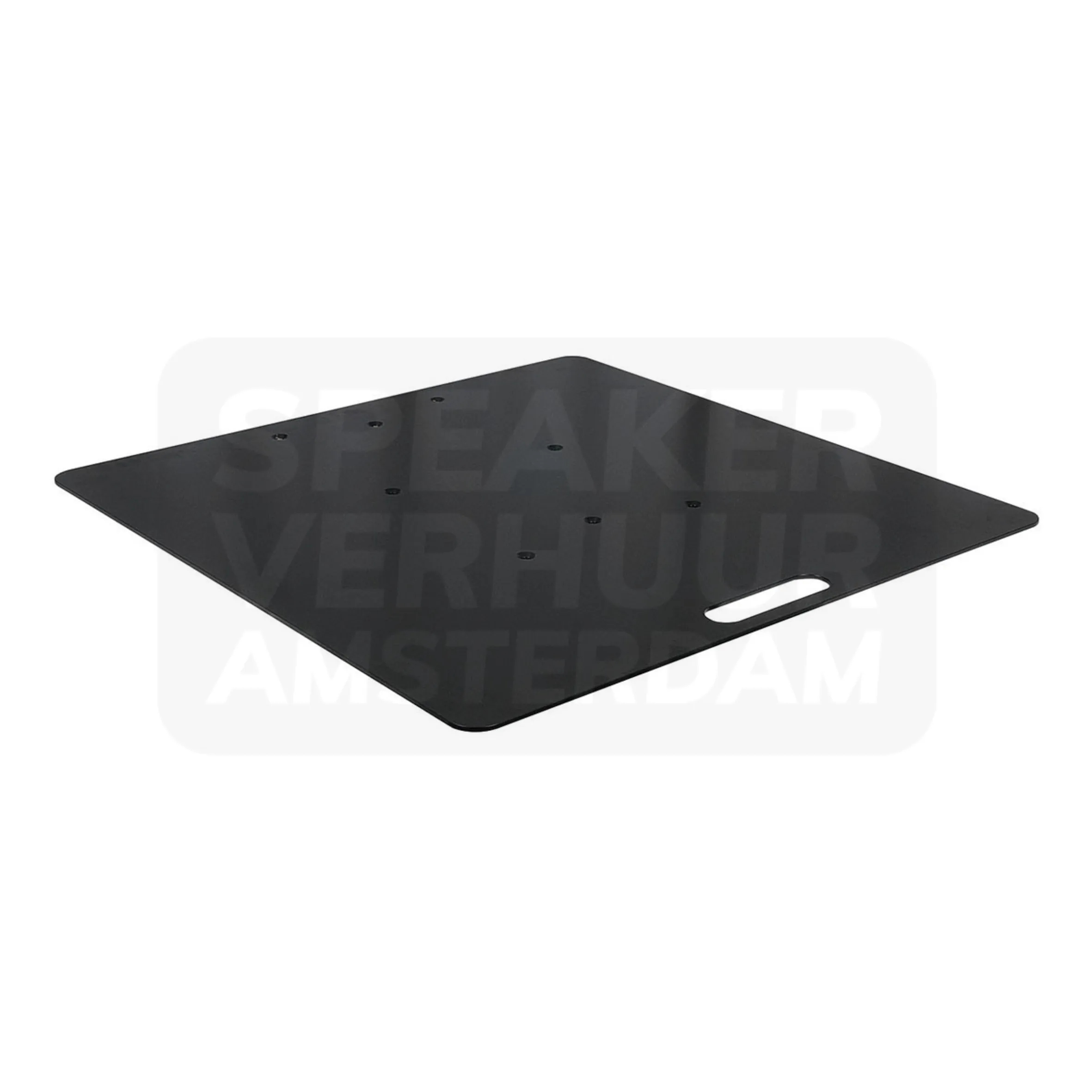 Pipe & drape baseplate 80cm zwart huren
