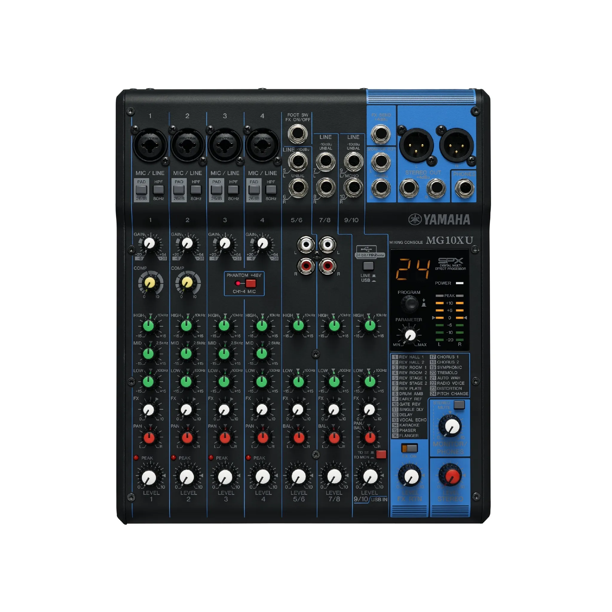 Yamaha MG10XU live mixer huren