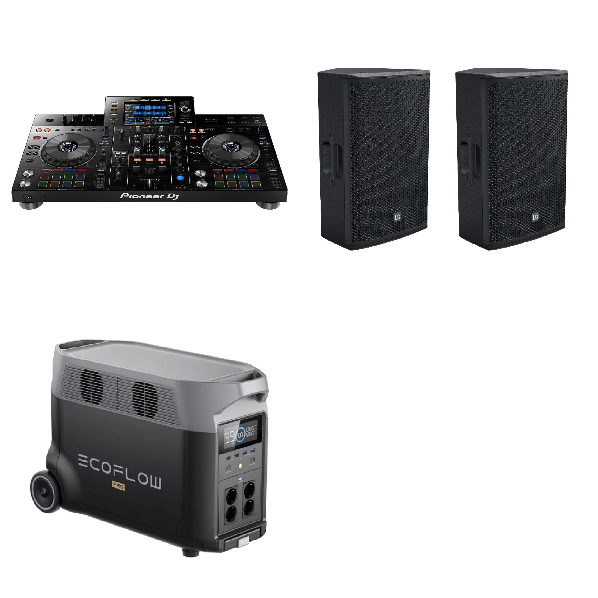 Geluidset + DJ set bootfeest 40 personen huren 