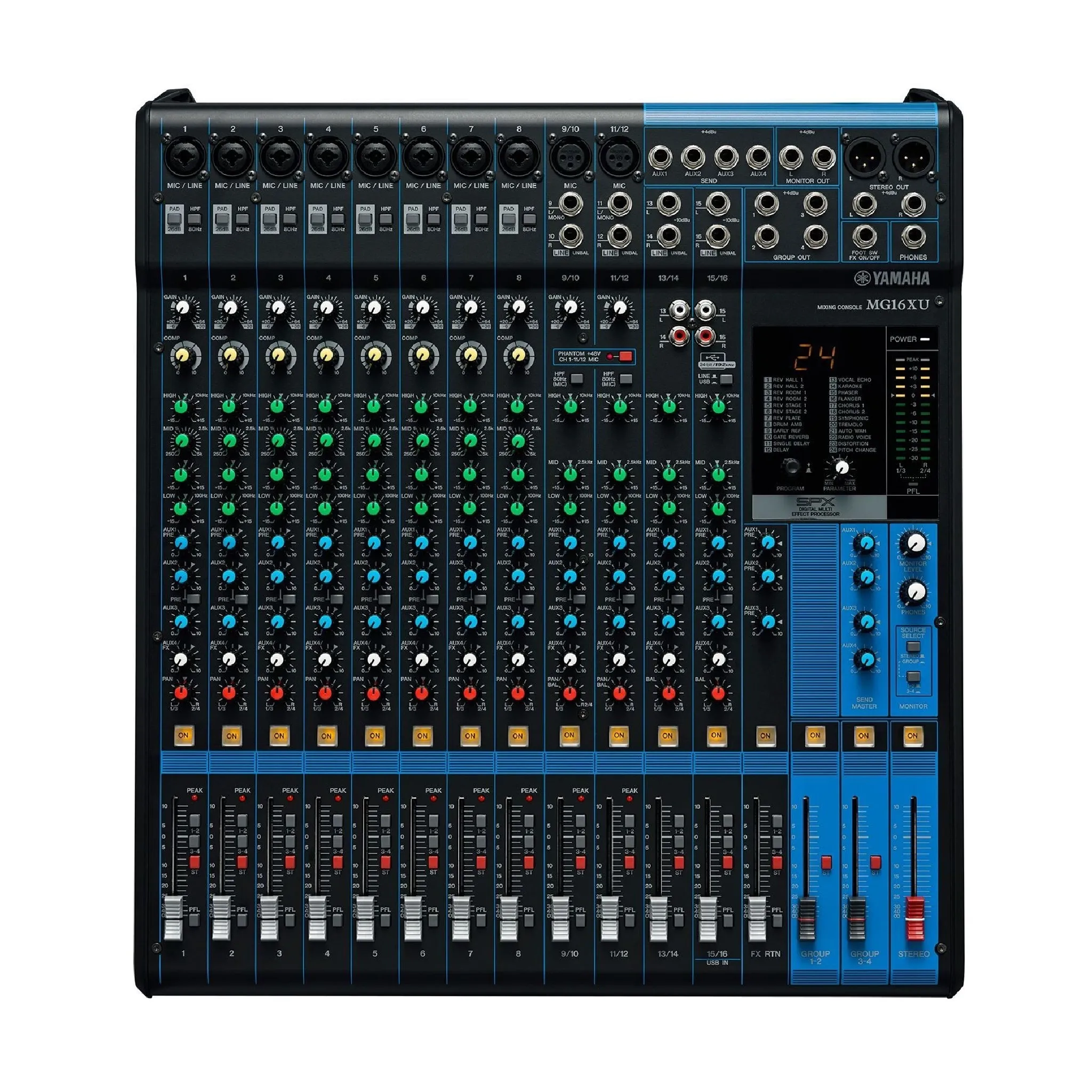 Yamaha MG16XU live mixer huren