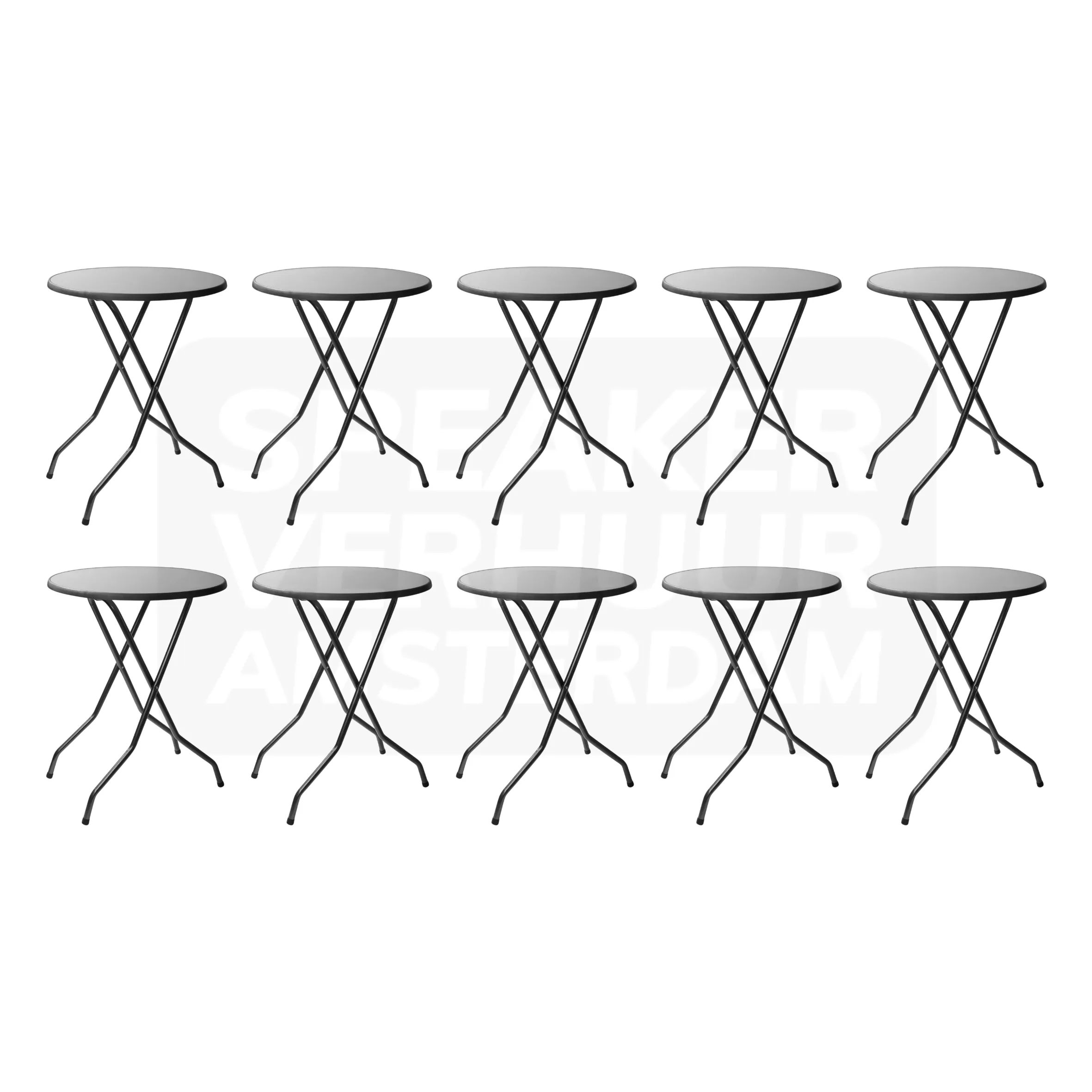 Statafel set 10 stuks zware kwaliteit huren