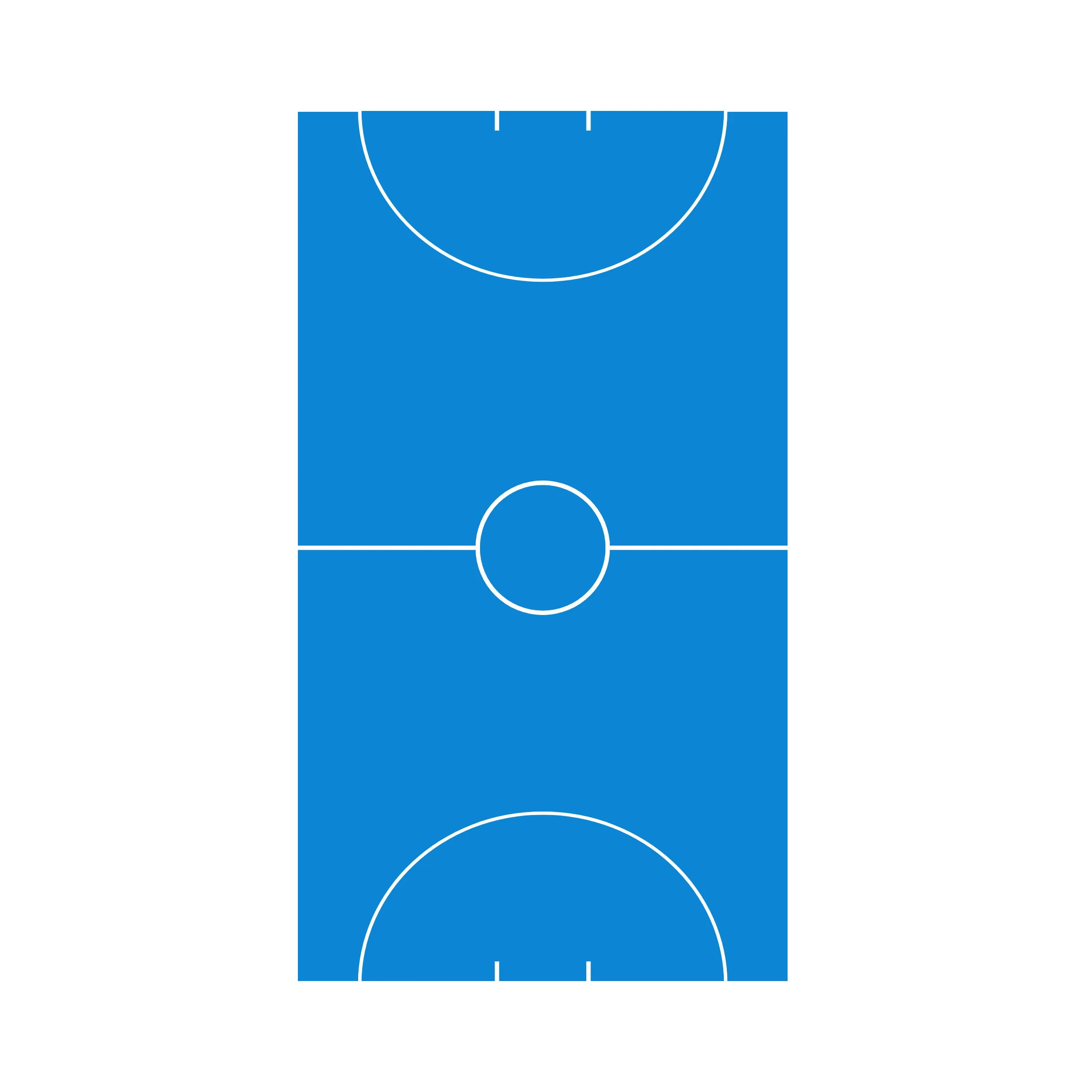 Blacklight Glow-in-the-Dark Zaalvoetbal - 1 Veld huren