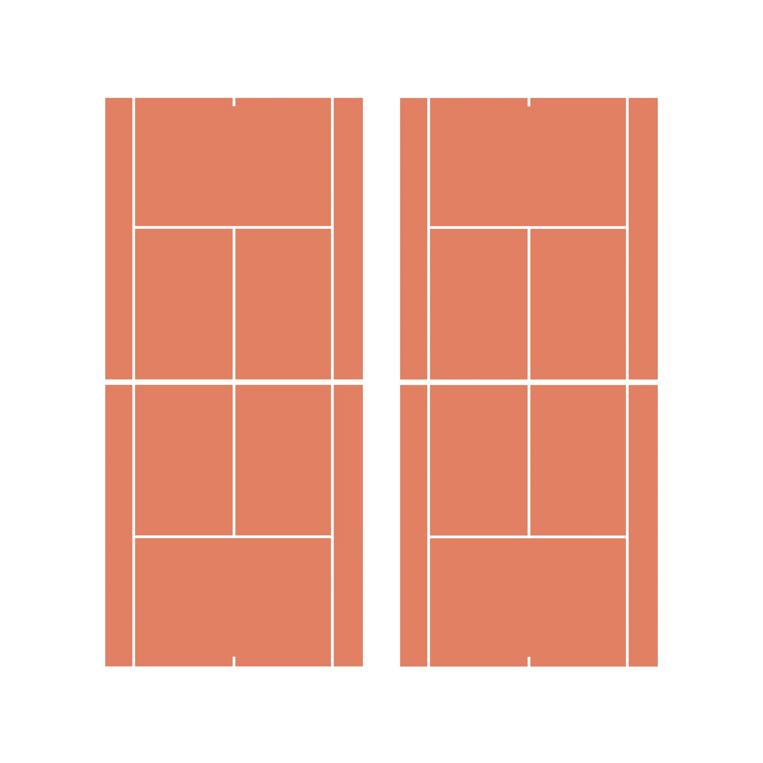 Blacklight Glow-in-the-Dark Tennis - 2 Banen huren