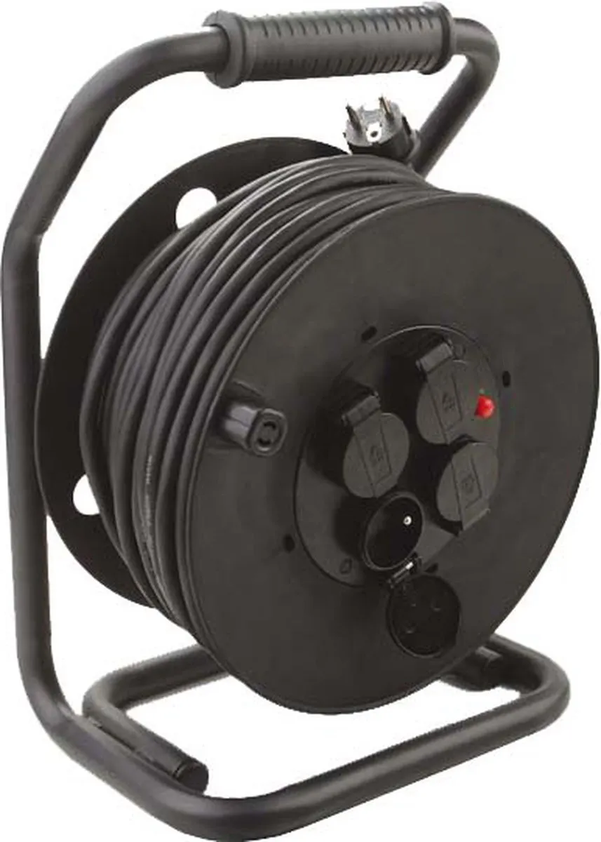 Kabel haspel 40 meter 3x2.5mm2 IP44 huren