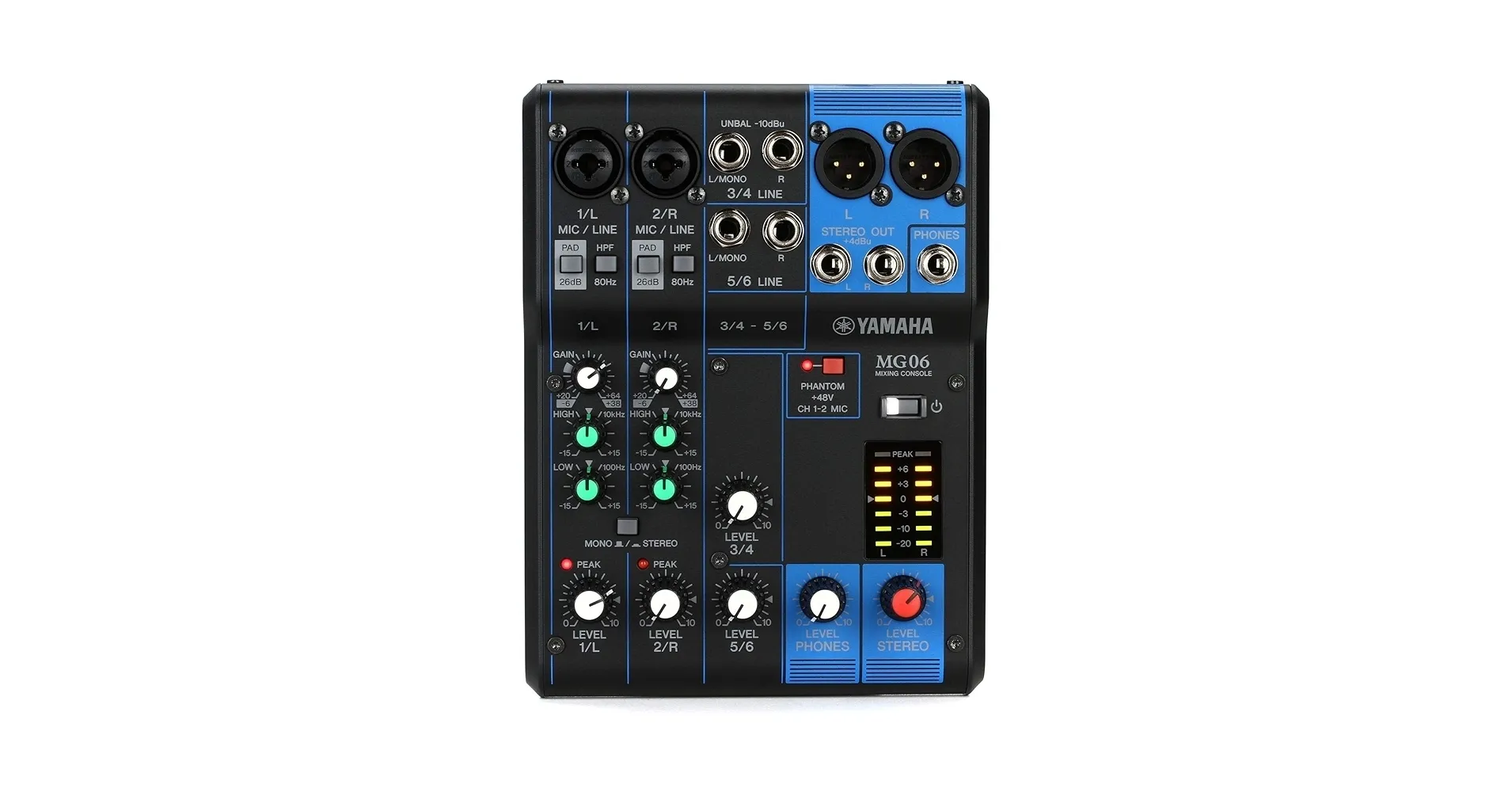 Yamaha MG06 mixer huren
