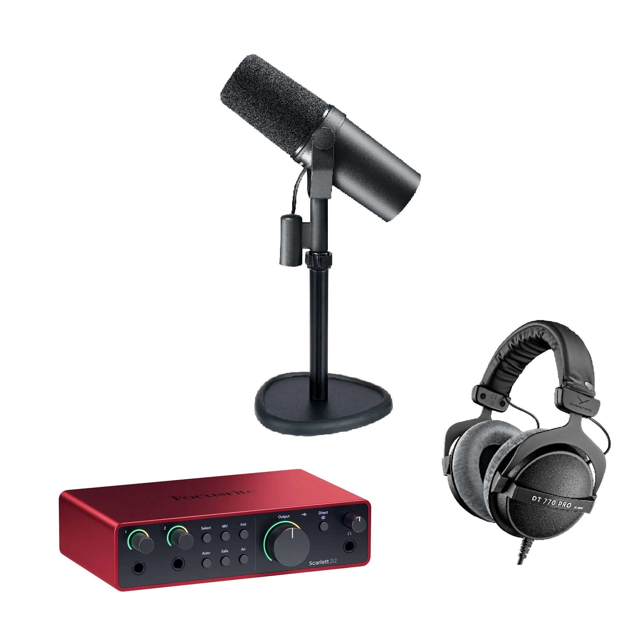 Complete 1 persoons opname set voor cursus huren