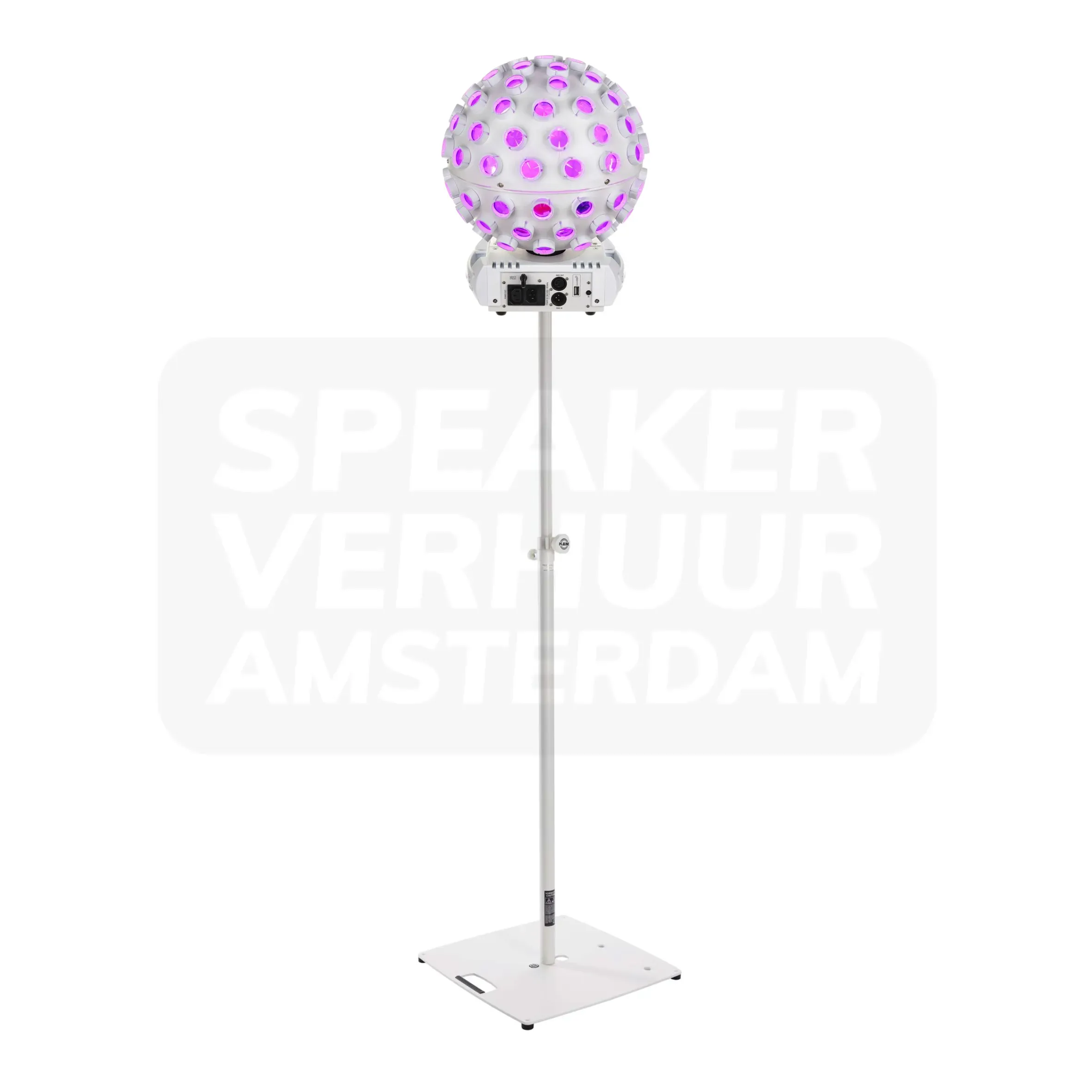 Discobal op statief wit huren