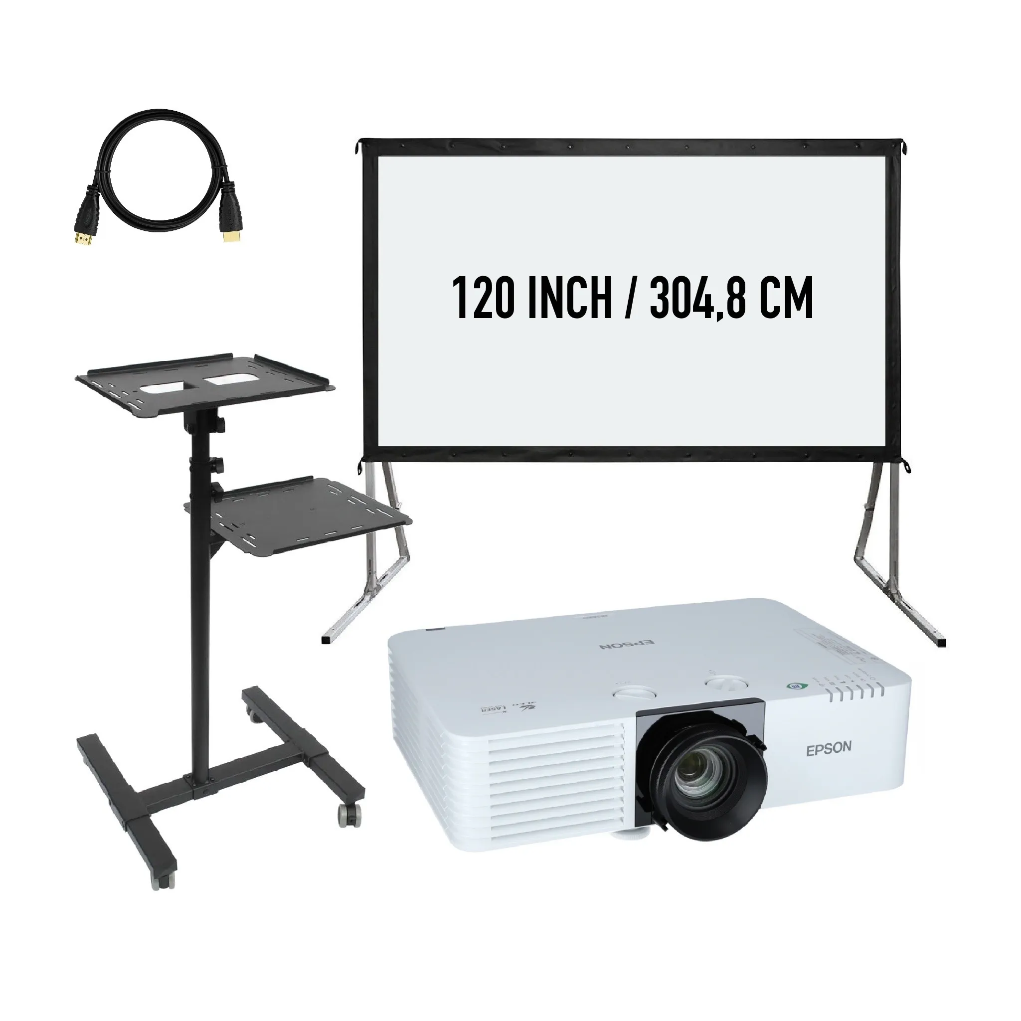 Beamer set 100 personen huren