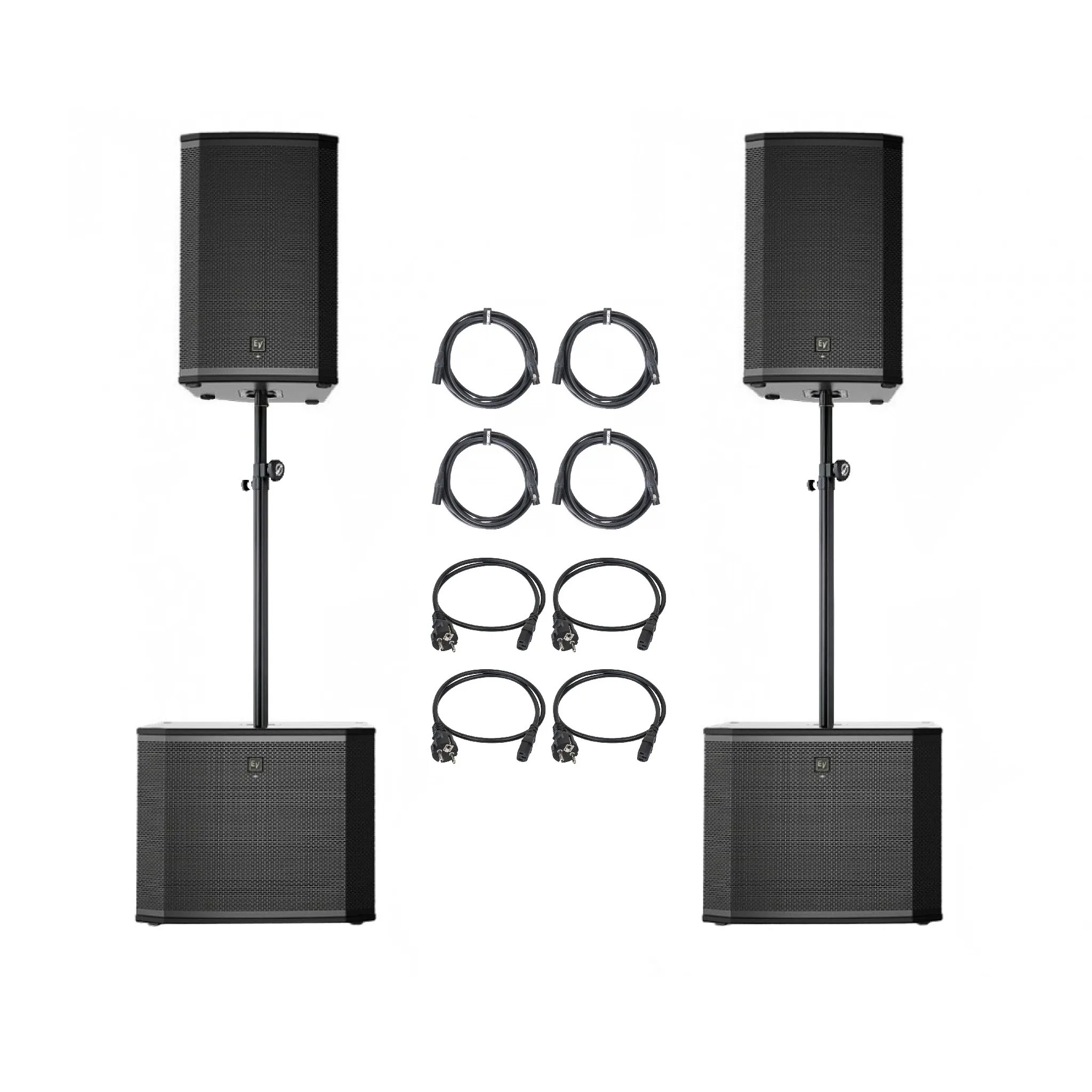 Speakerset 2x 15" 2x 18" huren