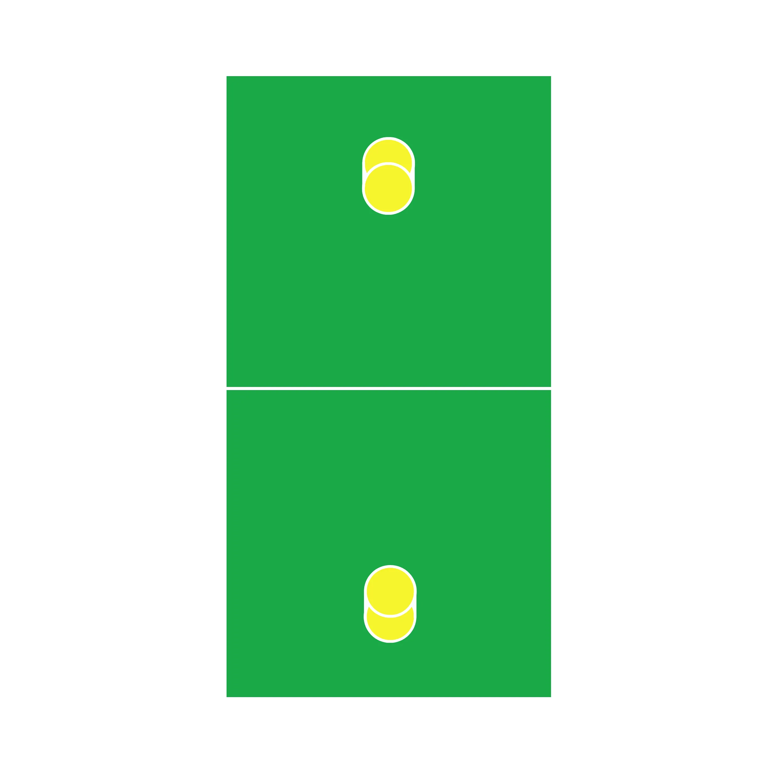 Blacklight Glow-in-the-Dark Korfbal - 1 veld huren